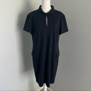 Calvin Klein casual/work navy short sleeve dress size 14